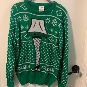 Christmas story knit sweater